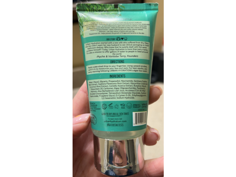 Urban Hydration Sea Acne Gone & Sea The Glow Moisturizing Gel, Algae, 2.5 fl oz/70 mL