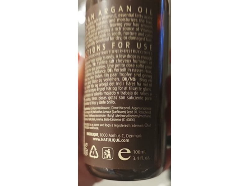 Natulique Moroccan Argan Oil, 3.4 fl oz/100 mL
