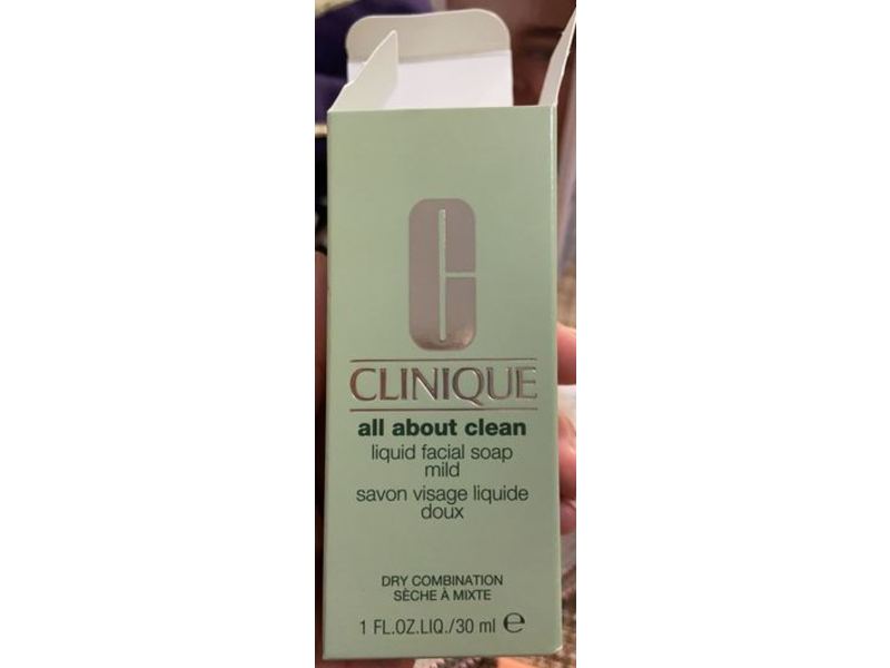 Clinique All About Clean Mild Liquid Facial Soap, 1 fl oz/30 mL