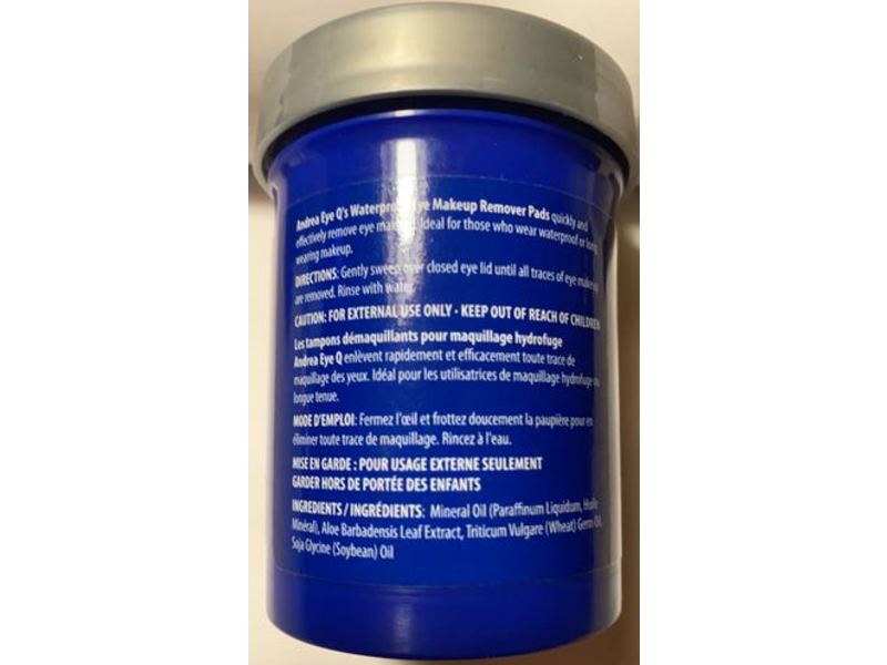 Andrea Eye Makeup Remover Pads, 78 Counts