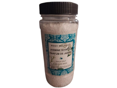 Greenbrier International Body Relaxing Bath Soak, Jasmine Scented, 17.6 oz/500 g