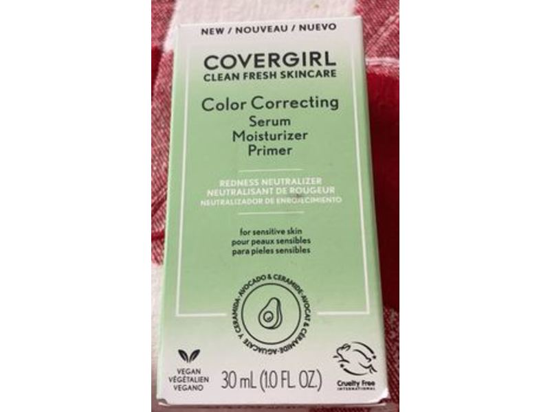 Covergirl Color Correcting Serum+Moisturizer Primer, Fair, 1 fl oz/30 mL