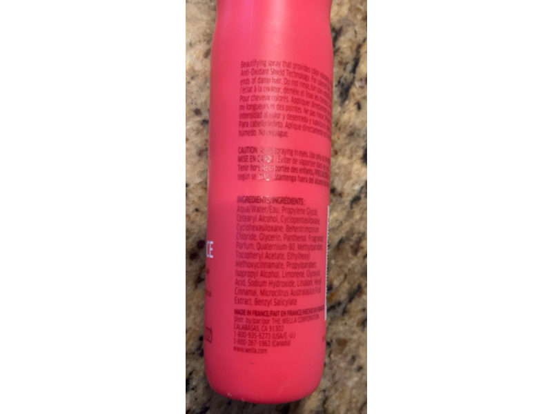 Wella Invigo Brilliance Miracle BB Spray, Lime Cavior, 5.07 fl oz/150 mL