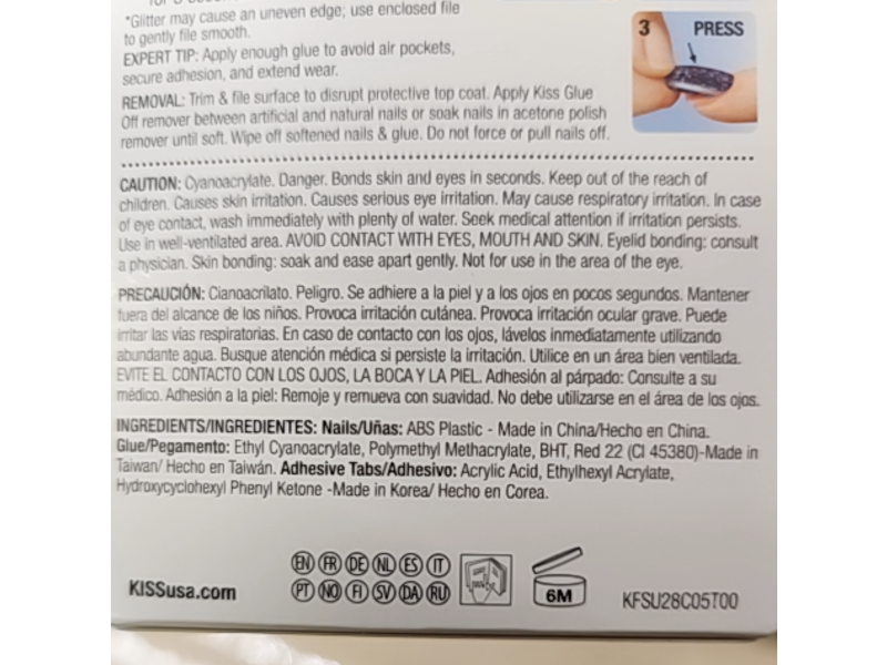 Kiss Gel Fantasy Collection Ready-To-Wear Gel, If You Care Enough, 28 Count