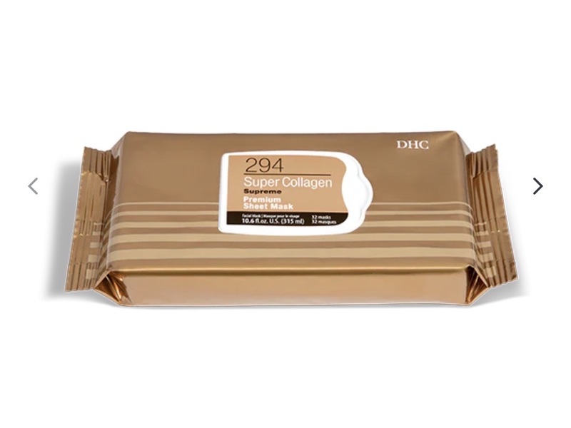 DHC 294 Super Collagen Supreme Premium Sheet Mask, 10.6 fl oz/315 mL, 32 Count