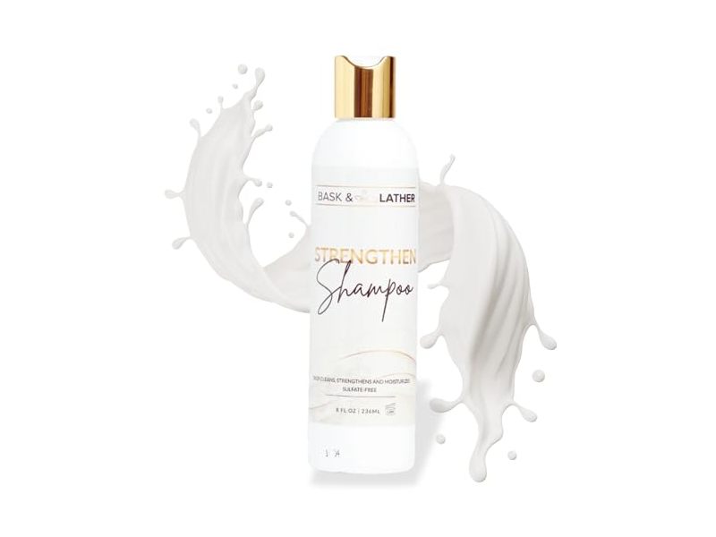 Bask & Lather Strengthen Shampoo, 8 fl oz/236 mL