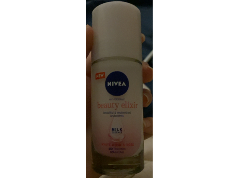 Nivea Antiperspirant Beauty Elixir, White Musk & Rose, Milk Essence, 40 mL, Pack Of 2