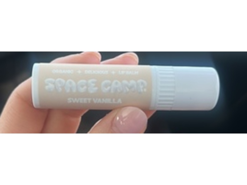 Space Camp Lip Balm, Sweet Vanilla, 0.25 oz, Pack Of 2