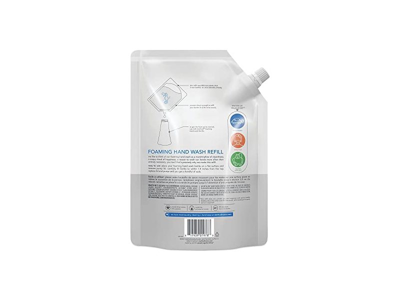 Method Foaming Hand Wash Refill, Fragrance-Free, 28 oz