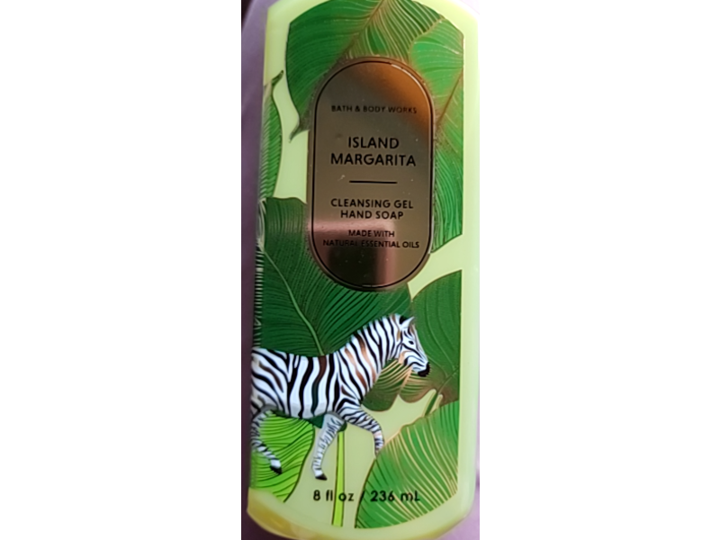Bath & Body Works Cleansing Gel Hand Soap, Island Margarita, 8 fl oz/236 mL