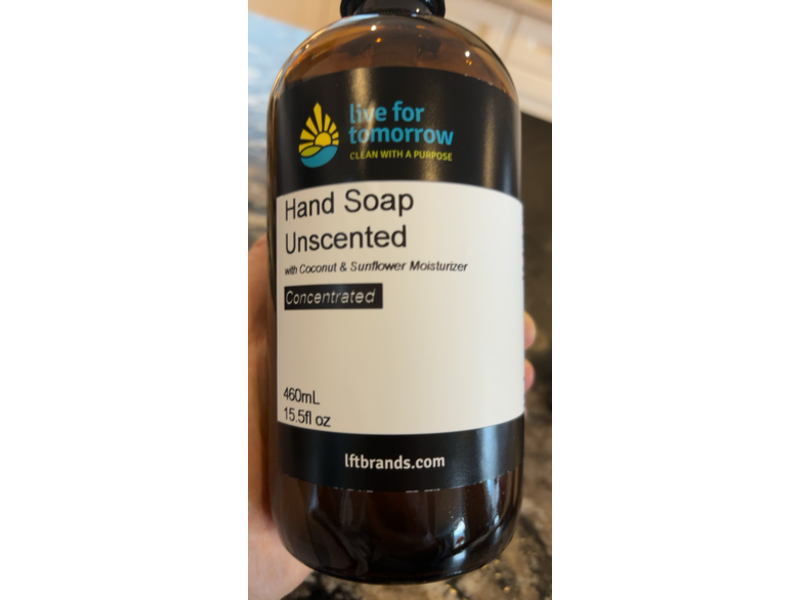 Live For Tomorrow Hand Soap, Unscented, 15.5 fl oz/460 mL