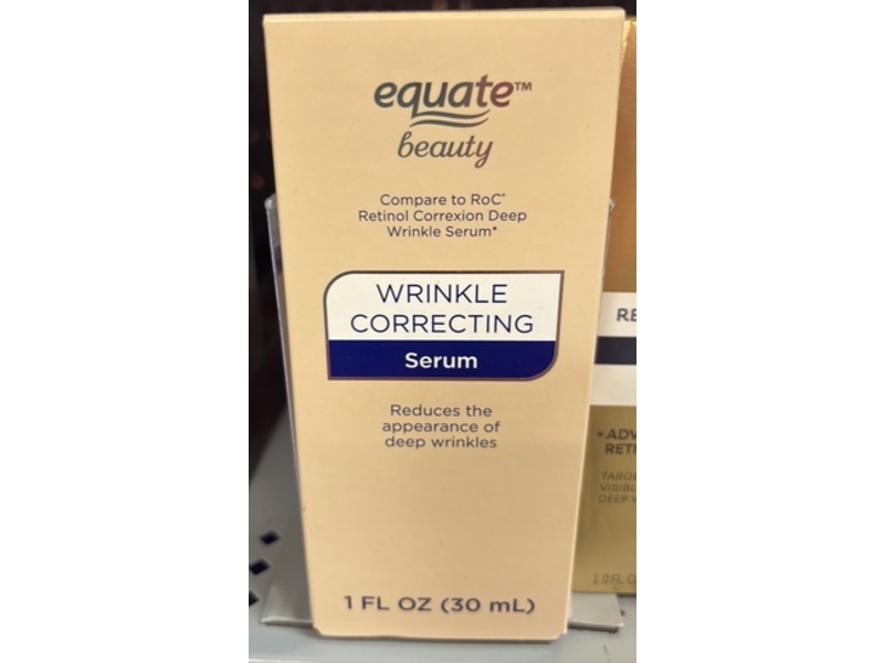 Equate Wrinkle Correcting Serum, 1 fl oz/30 mL