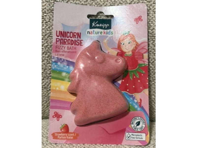 Kneipp Nature Kids Unicorn Paradise Fizzy Bath, Strawberry Scent, 85 g