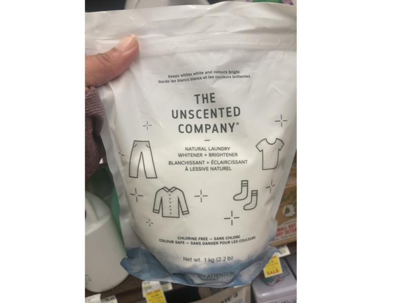 The Unscented Company Natural Laundry Whitener + Brightener, 1 kg