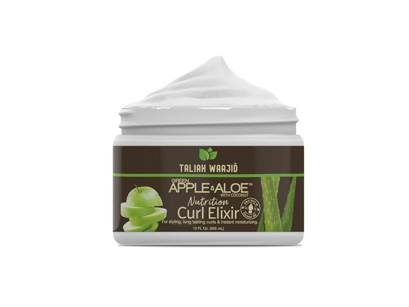 Taliah Waajid Nutrition Curl Elixir, Green Apple & Aloe Coconut, 12 oz/355 mL