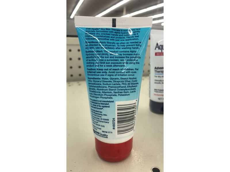 CVS Health Repairing Dry Skin Therapy Soothing Hand Cream, 2.7 oz/78 g