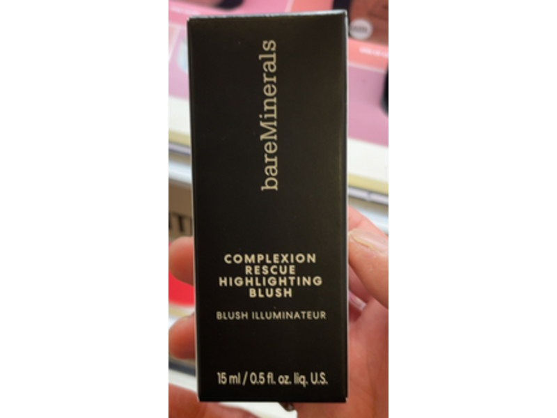 bareMinerals Complexion Rescue Highlighting Blush, Pink Glow, 0.5 fl oz/15 mL
