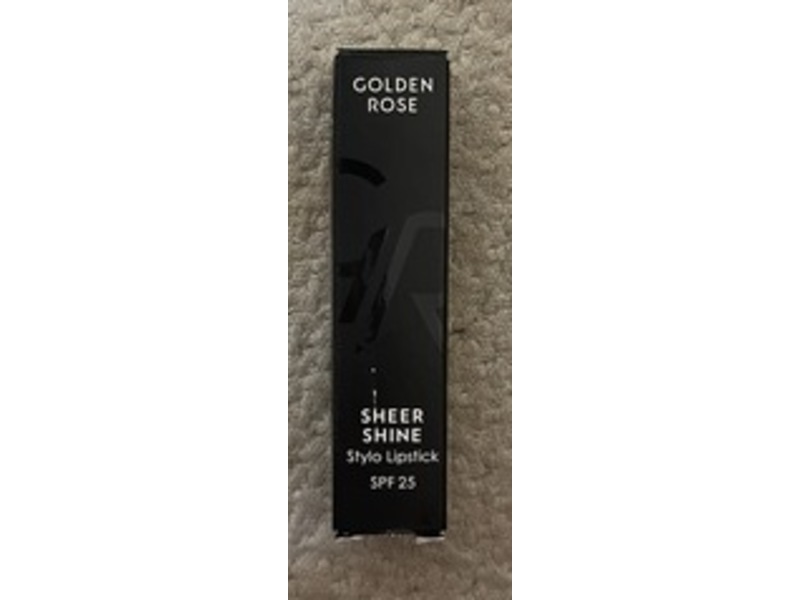 Golden Rose Sheer Shine Stylo Lipstick, SPF 25, 0.11 fl oz/3 g