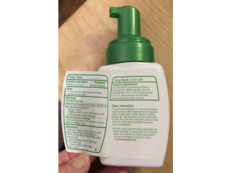 Ivarest Poison IVY Cleansing Foam, 6 fl oz/177 mL