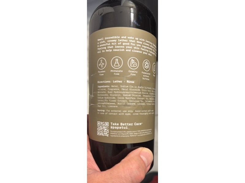 Papatui Refreshing Body Lotion, Sandalwood Sued, 28 fl oz/828 mL