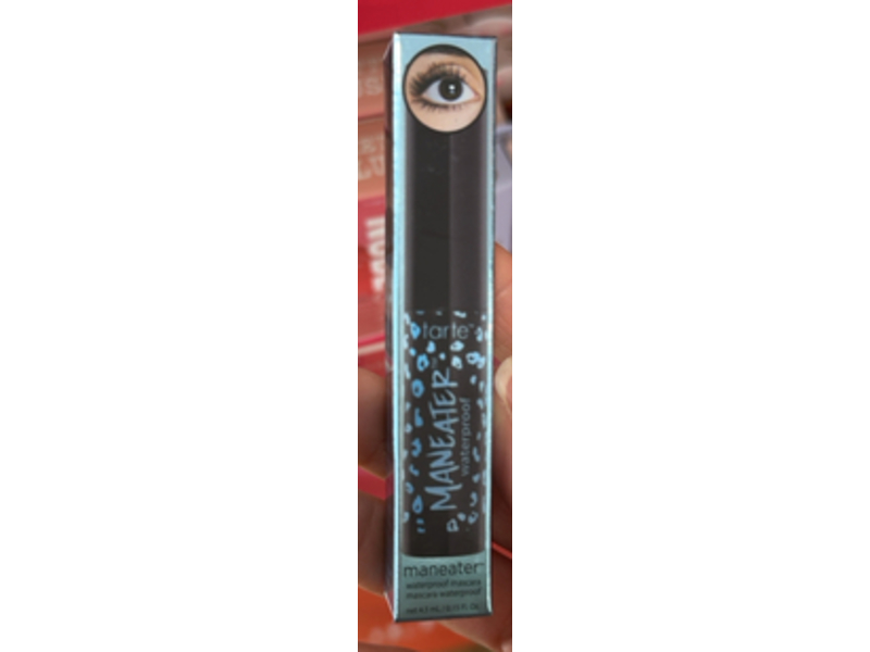 Tarte Maneater Waterproof Mascara, Black, 0.15 fl oz/4.5 mL