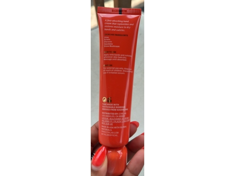 Cyklar Urea Hand Cream, Naked Neroli, 2.2 fl oz/65 mL