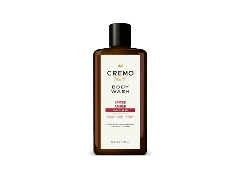 Cremo Body Wash, Spiced Wash, 16 fl oz/473 mL