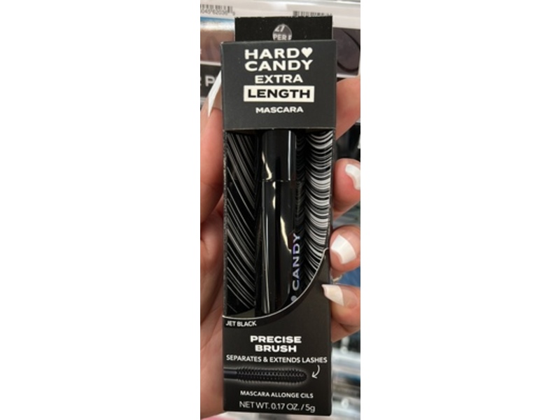 Hard Candy Extra Length Mascara, Jet Black, 0.17 oz/5 g