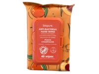 Biopure Anti-Bacterial Hand Wipes, Peach Champagne, 40 Count - thumbnail 1