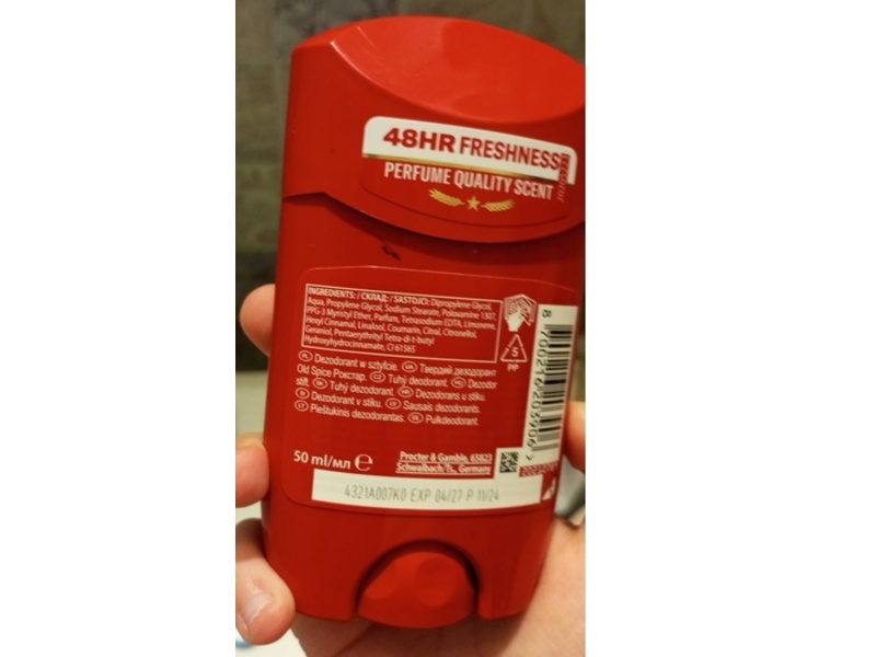 Old Spice Rockstar Deodorant Stick, Vibrant Bergamot, 50 mL