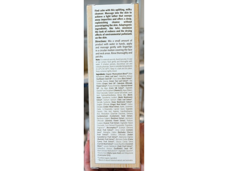 Eminence Cleansing Milk, Tulsi & Snow Mushroom, 5 fl oz/150 mL