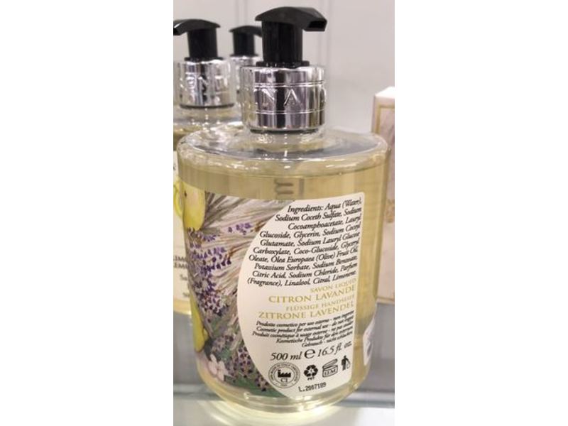 La Florentina Hand Wash, Lemon Lavender, 16.5 fl oz/500 ml