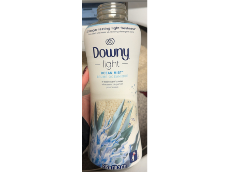 Downy Light In - Wash Scent Booster, Ocean Mist, 18.2 oz/515 g