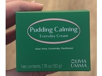 Olivia Umma Pudding Calming Everyday Cream, Aloe Vera, Ceramide, Panthenol, 1.76 oz/50 g - thumbnail 2