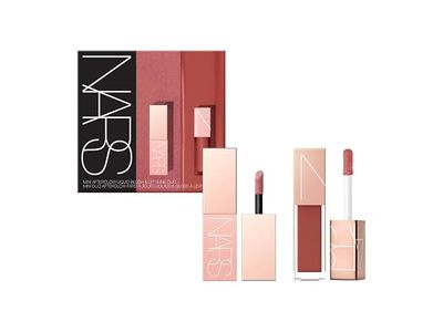 Nars Mini Afterglow Liquid Blush & Lip Shine Duo, Dolce Vita + Aragon, 0.11 fl oz/3.7 mL