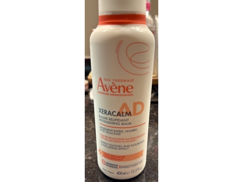 Eau Thermale Avene AD Xeracalm Replenishing Balm, 13.5 fl oz/400 mL