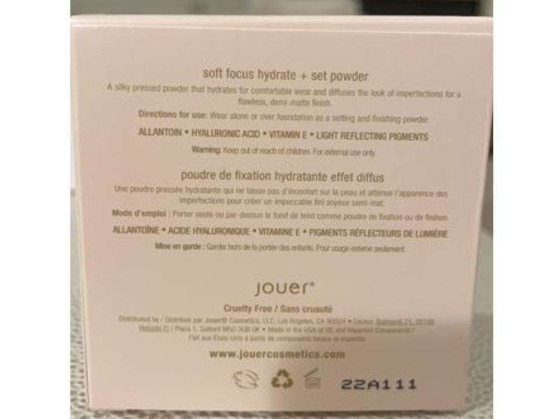 Jouer Soft Focus Hydrate + Set Powder, Deep, 0.21 oz/6 g