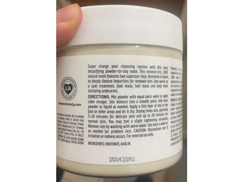 Freeman Deep Cleansing Powder-To-Clay Mask, 13 oz/370 g