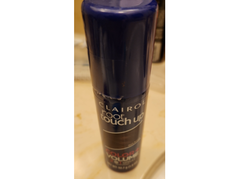 Clairol Root Touch-Up Color + Volume 2-in-1 Temporary Spray, Dark Brown, 1.8 oz/52.7 g