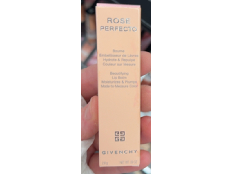 Givenchy Rose Perfecto Lip Balm, Pink Irresistible, 0.09 oz/2.8 g