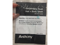 Anthony Hair + Body Wash, Invigorating Rush, 0.27 fl oz/8 mL - Image 3
