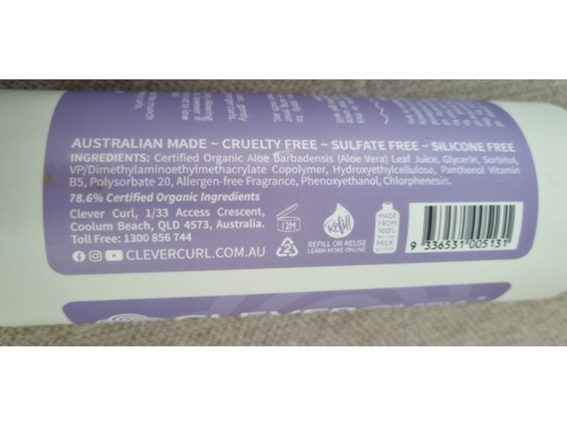 Clever Curl Humid Weather Curl Gel, 15.2 fl oz/450 mL