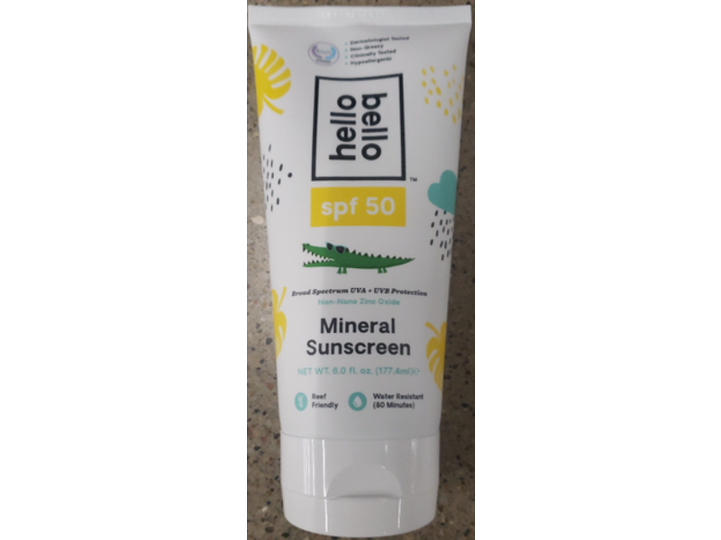 Hello Bello Kid's Mineral Sunscreen Lotion, SPF 50, 6.0 fl oz/177 mL