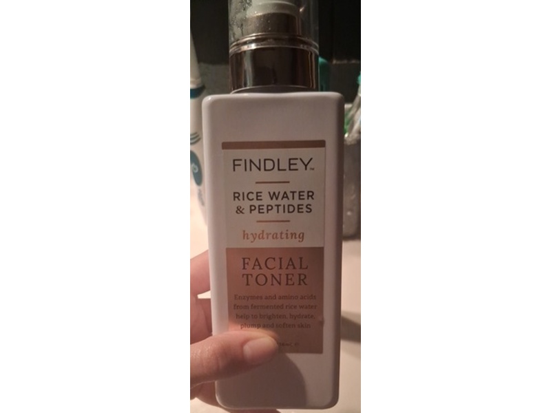 Findley Hydrating Facial Toner, Rice Water & Peptides, 8 fl oz/236 mL