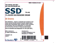 SSD 1% Silver Sulfadiazine Cream, 85 g, Dr. Reddy's Laboratories (RX) - Image 2