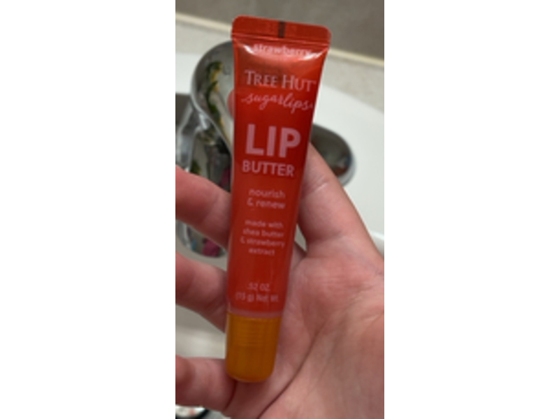 Tree Hut Sugarlips Butter, Strawberry, 0.52 oz/15 g