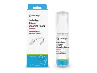 Invisalign Aligner Cleaning Foam, Fresh Mint, 1.85 fl oz/55 mL