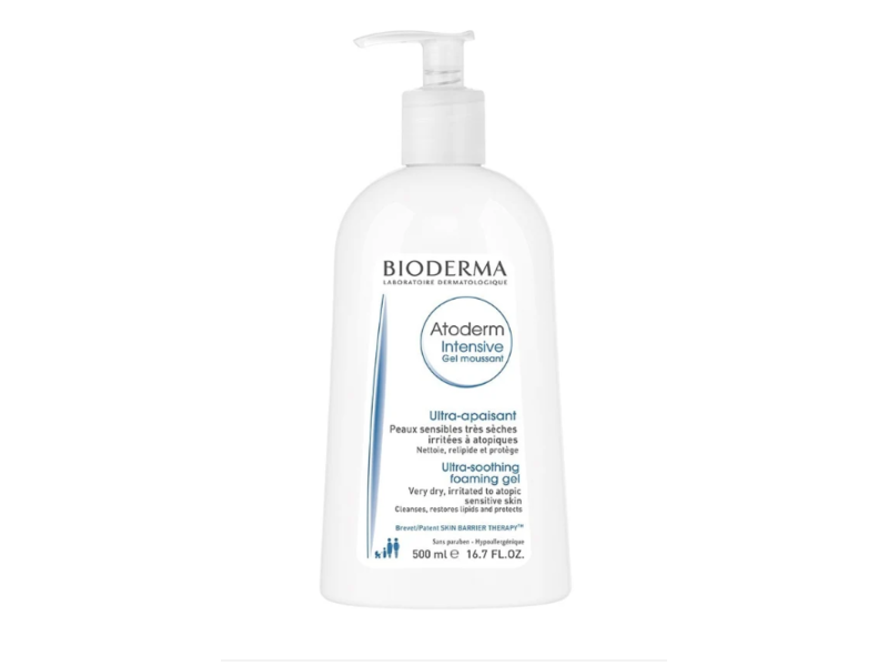 Bioderma Atoderm Intensive Gel Moussant Ultra Soothing Body Wash, 16 fl oz/500 mL