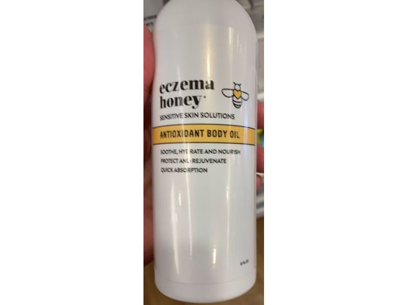 Eczema Honey Sensitive Skin Solution Antioxidant Body Oil 8 fl oz