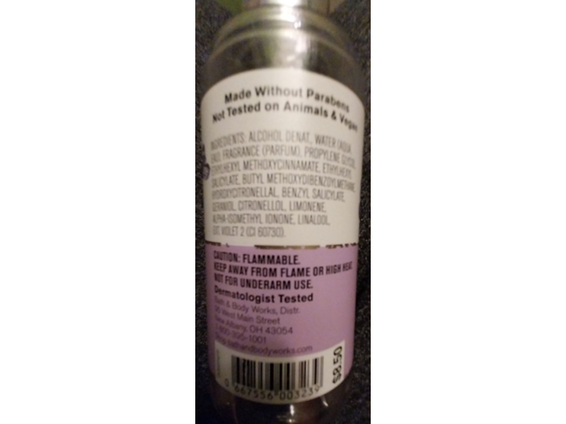 Bath & Body Works Fine Fragrance Mist, Butterfly, 2.5 fl oz/75 mL